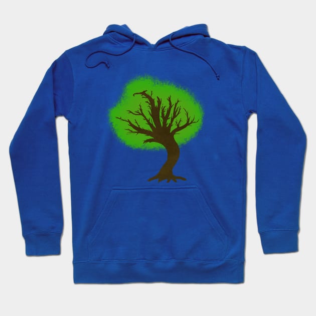 Large Oak Tree Hoodie by TheCameraEyeDesigns